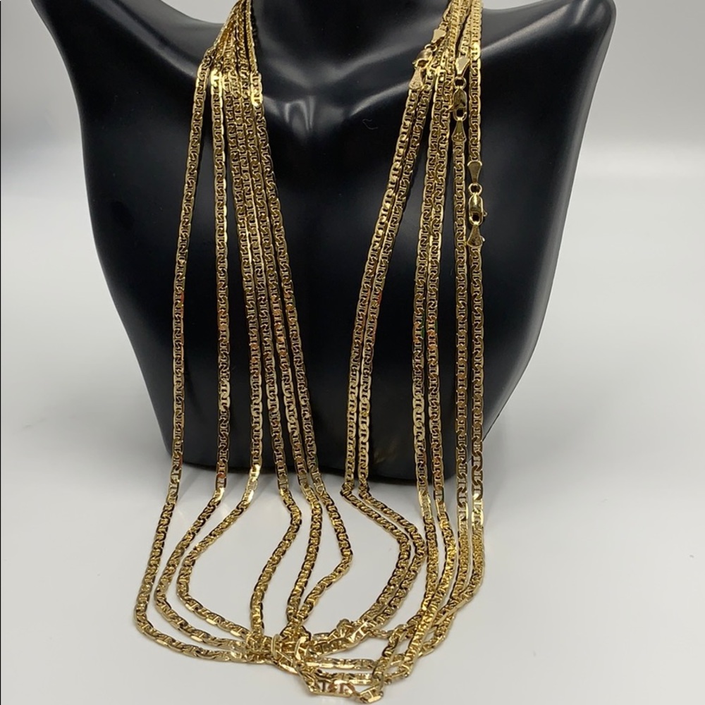 14k gold plated chains,$35 each